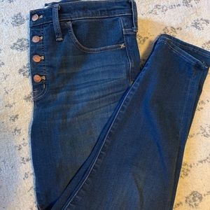 Madewell 10” High-Rise Skinny size 30